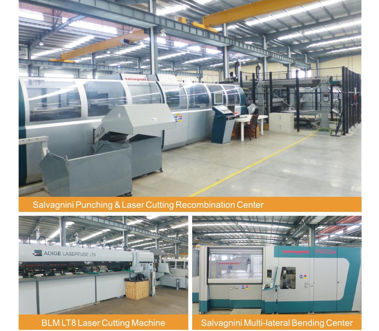 Manufacturing equipment shown in the Smart Thinker brochure