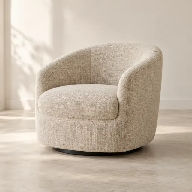 Marlow Swivel Barrel Chair