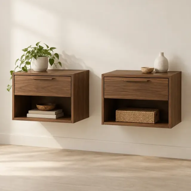 Vale Floating Nightstands — Set of 2