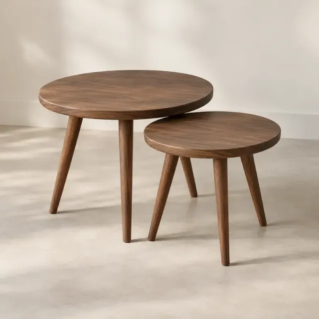 Sable Nesting Table Pair