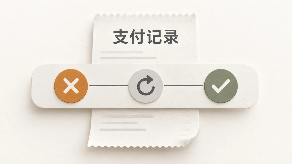 近期产品更新：订单详情集中查看支付过程与失败原因